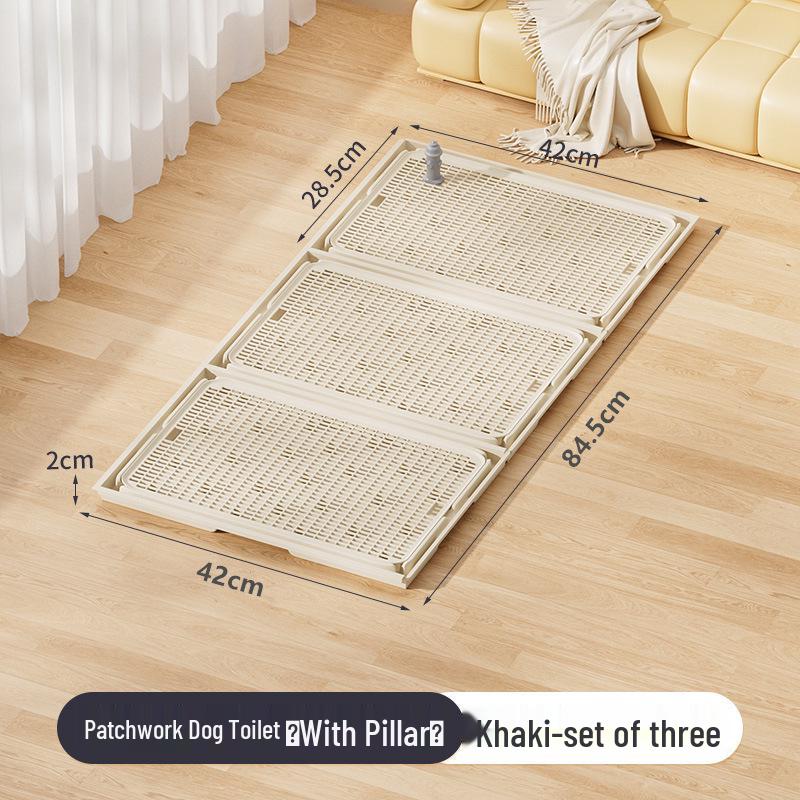 Extra Large Leak-Proof Dog Toilet with Urine Guide Post for Dogs of All Sizes