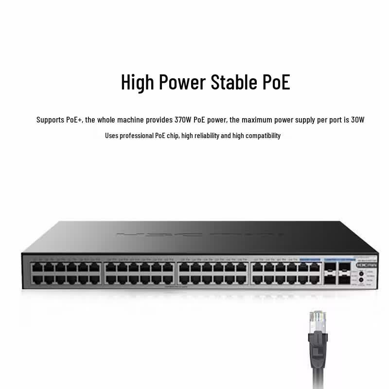 H3C S1252F-PWR 48-Port Gigabit PoE Switch
