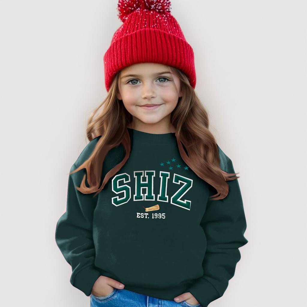 Jungen Mädchen Kindermode Täglich Vielseitig Lässig Rundhals Sweatshirts Täglich Langarm Patchwork Top Sweatshirts