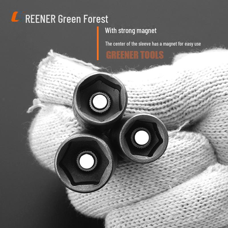 Green Forest Magnetic Hex Socket No. 6 for Electric Screwdriver & Hand Drill