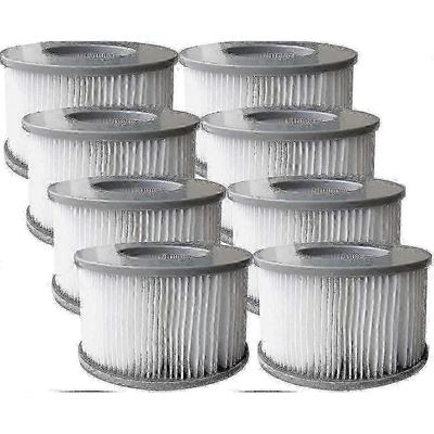 Set mit 8 Ersatzfiltern für Mspa aufblasbare Pools und Whirlpools