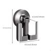 Footwear Rack Suction Holder, Bathroom Organizer, NoDrill Storage Gunmetal Gray 1 Pack