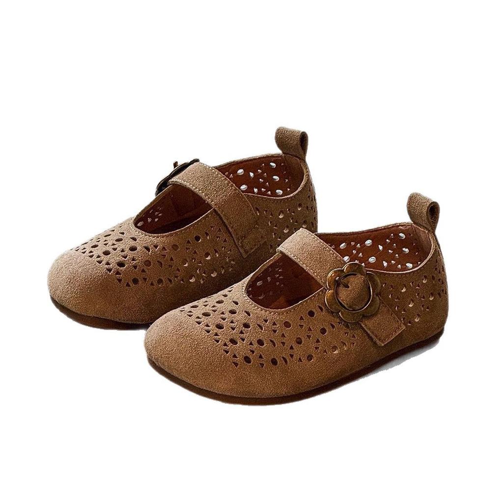 2026 Spring/Summer Kids' Retro Korean Style Soft Sole Princess Shoes
