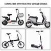 2-in-1 Universal Helmet Hook Motorcycle Bike Mirror Base Mount Anti-lost Helmet Lock Holder Saving Hook for Electric Scooter