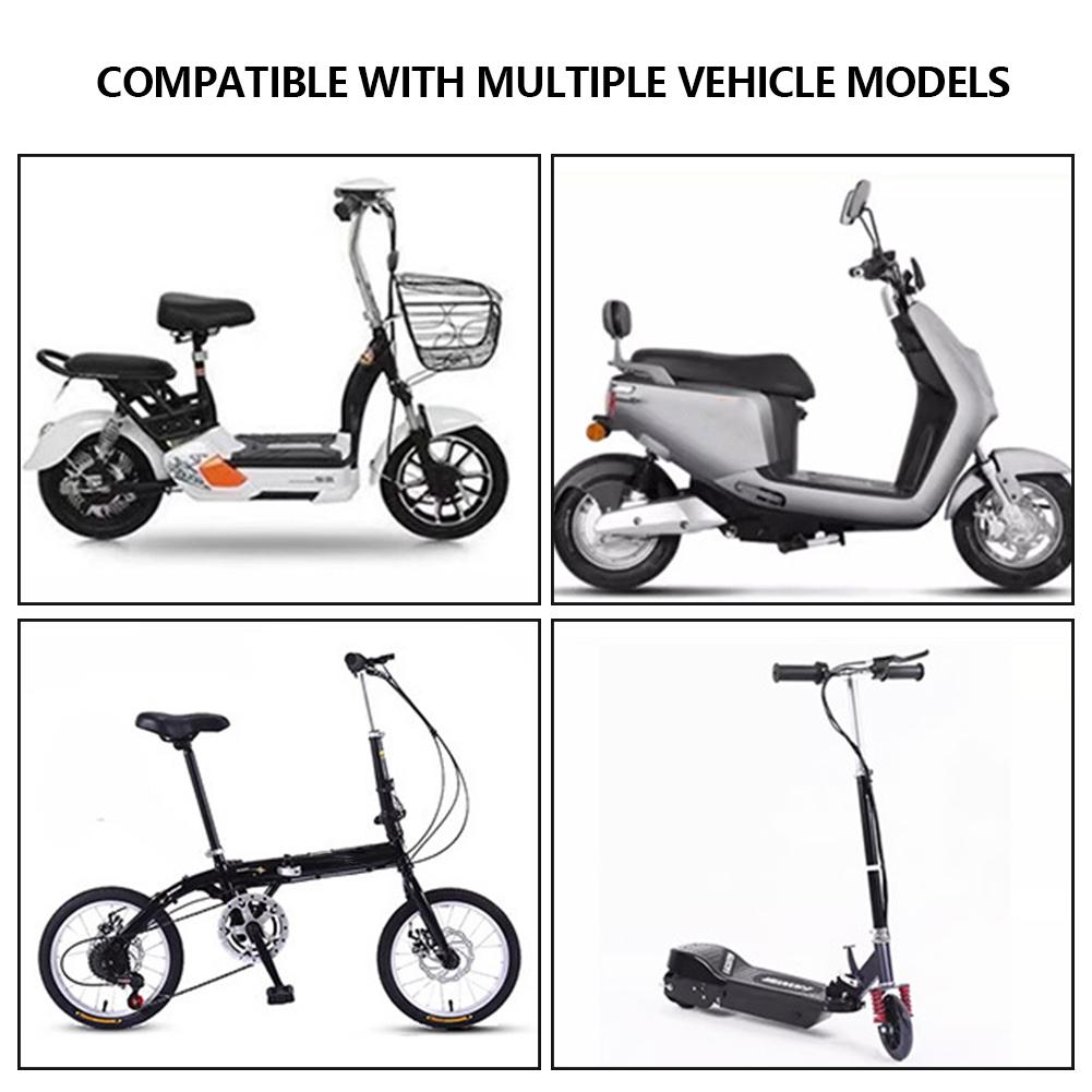 2-in-1 Universal Helmet Hook Motorcycle Bike Mirror Base Mount Anti-lost Helmet Lock Holder Saving Hook for Electric Scooter