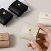 Mini Jewelry Travel Case Roll Jewelry Storage Pouch With Buckle Earring Roll Storage Bag For Bracelet Earrings Necklace Rings