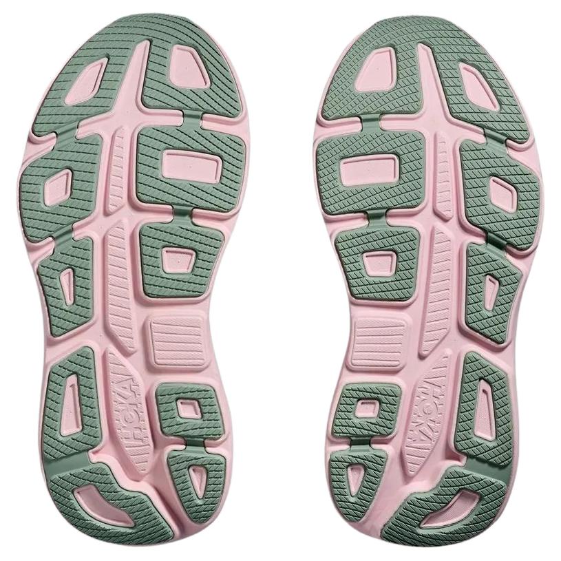 HOKA ONE ONE Bondi 9 Wide Comfortable Versatile Durable Breathable Long Distance Running Shoes Women sneaker Pink 1162014-RSTP