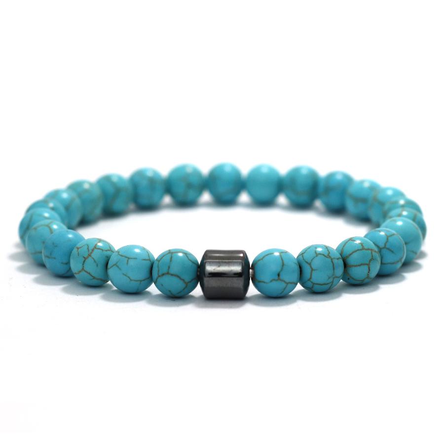 Noter Men Bracelet With Natural Stone Sodalite Tiger Eyes Hematite Healing Braslet Pulseria Hombre Perfect Gift For Boyfriend