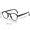 Folding Rotundity Reading Glasses Portable Lightweight Men Women Presbyopic Eyeglasses Anti Blue Light Eyewear