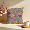 Crispy French Fries Cushion Cover Soft Pillow Cases for Home Bedroom Living Room Sofa
