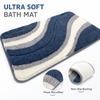 Moderner Strand Badezimmer Boden, Weiches Bad und, Blau