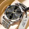 Genuine Men's Waterproof Korean-Style Luminous Quartz Watch with Double Calendar