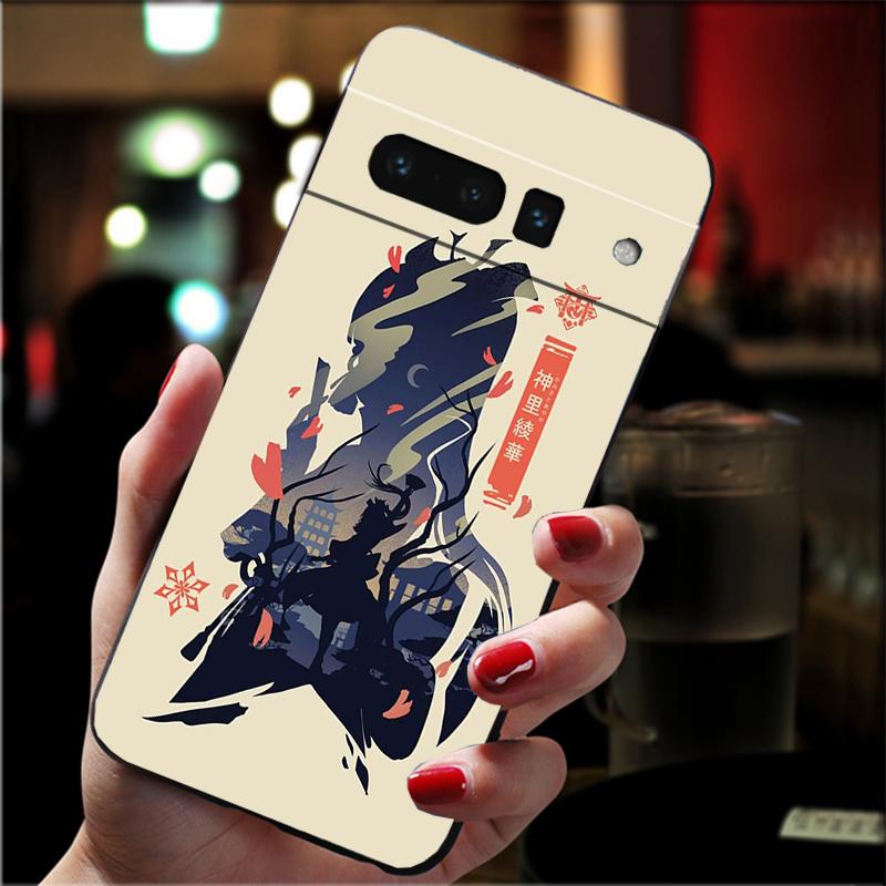 Phone Case For Google Pixel 10 Pro 9 Pro XL 9A 8 7 6 Pro Pixel 8A 7A 6A Pixel 8 7 6 5 Anime Genshin Impact