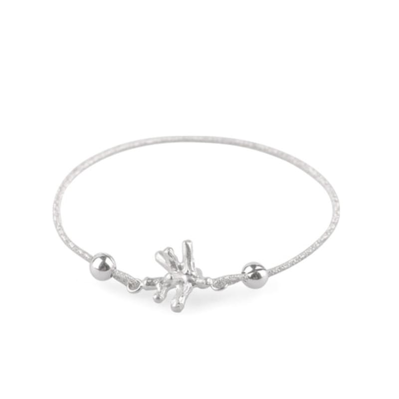 

BOLDIERE Coral hair bracelet_ hb2 Silver