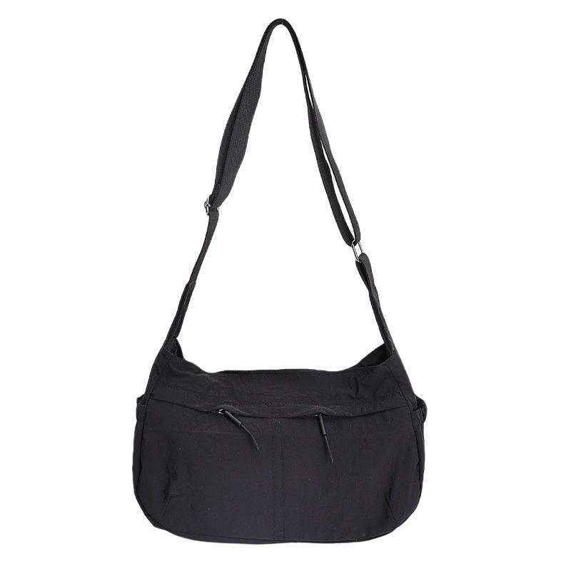 Urban Style Nylon Small Square Bag With Zipper Closure For Daily Use And Storage