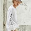 Dickies Cotton Fleece Logo Print Crewneck Sweatshirt Unisex sweatshirt White DK008148C4D