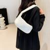 Charming Floral Ruched Tote Bag For Women 2024 Summer Sweet Versatile Shoulder Bag