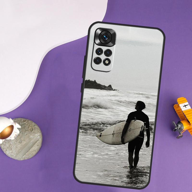 Surfer Surf Hang Loose Shaka Case For Xiaomi Redmi Note 14 13 Pro 12 9 10 11 Pro 10S 11S 12S Redmi 14C 13C 10C 12C Cover