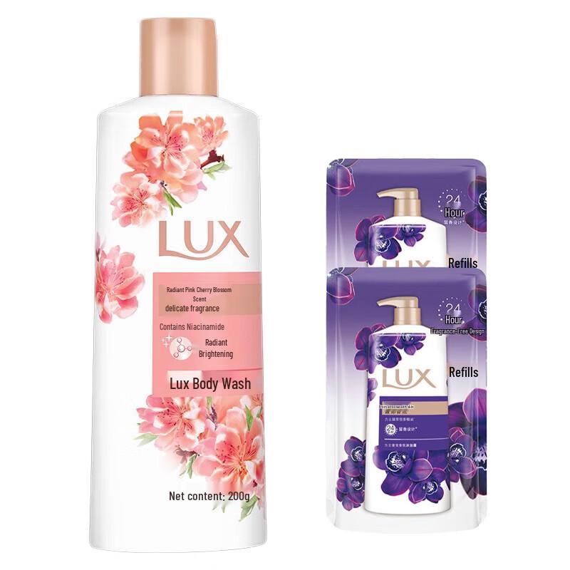 lux Pink Cherry Blossom Shower Gel