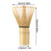 Bambus Matcha Whisk Amestecător Pudră Ceai Verde Chasen Mixer Pensulă Râșniță Reutilizabil Unelte Ceai pentru Iubitorii de Ceai