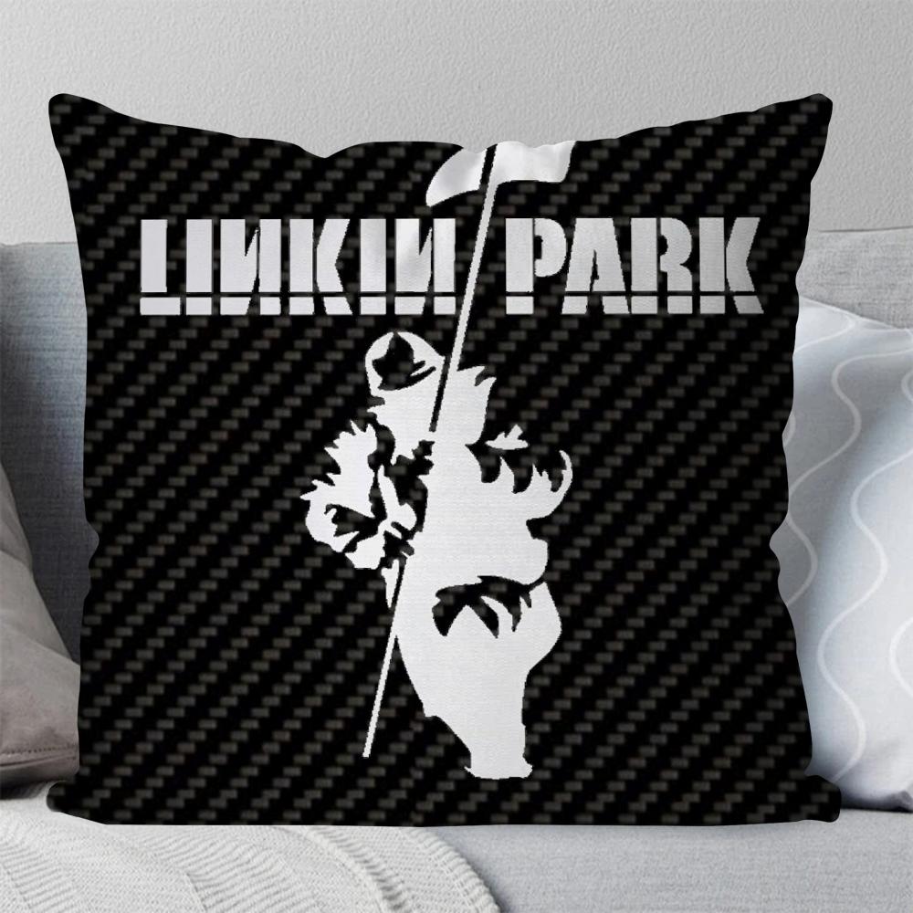 Band L-Linkin From Zero P-Park Pillow Case Square Pillow Bedroom Sofa Leisure Comfort Cushion Living Room Home Decoration 40X40