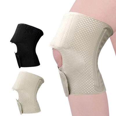 1 Stück Kniebandage, Kompressions-Kniebandage mit seitlichen Stabilisatoren, Knieunterstützung bei Arthritis-Schmerzen, Meniskusriss, Laufen, Training