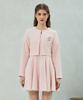 Arikim Lani Tweed Cardigan / Pink