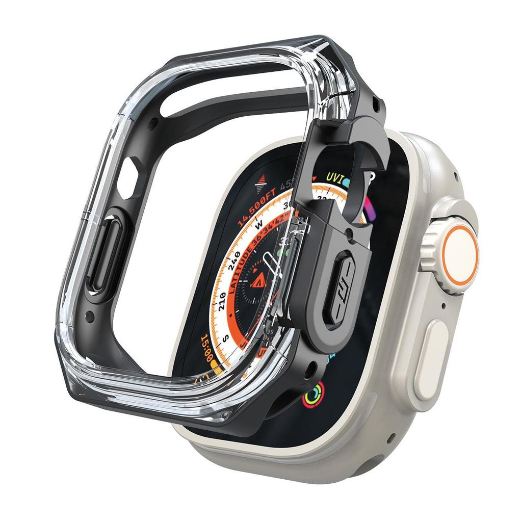 TPU Etui Ochronne Na Apple Watch Ultra 49mm Silikonowy Zderzak Etui Pokrowiec Powłoka Na iwatch seria 8 7 45mm 41mm akcesoria