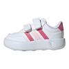 adidas Breaknet 3.0 Versatile Comfortable Classic Durable Toddler Shoes Baby Shoes White Fusion-Pink Clear-Pink JS3676