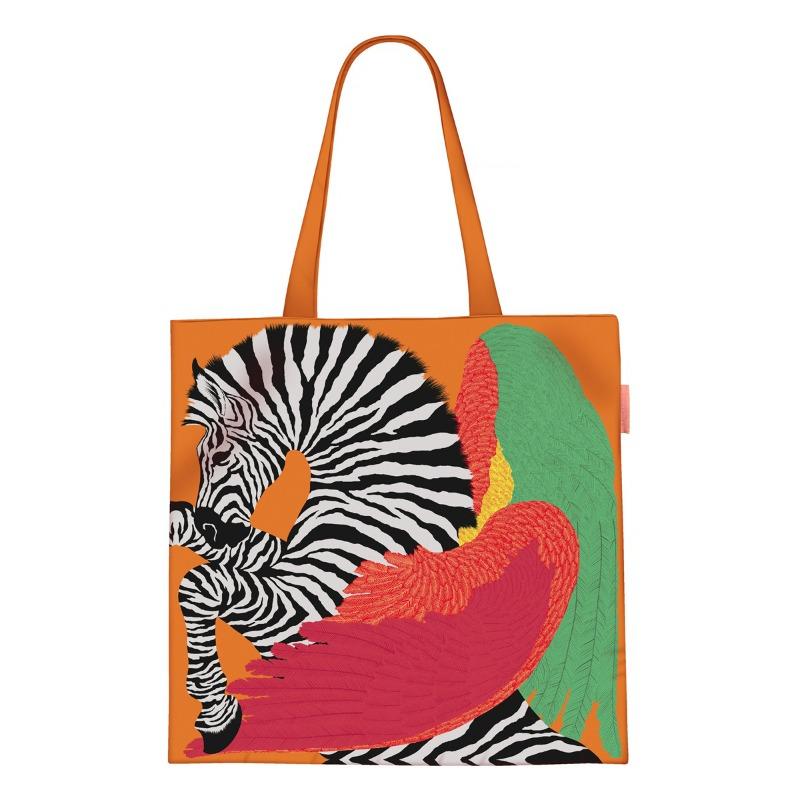 Spring new printed handbag women's oil painting series handbag shoulder bag tote bag fashion canvas bag