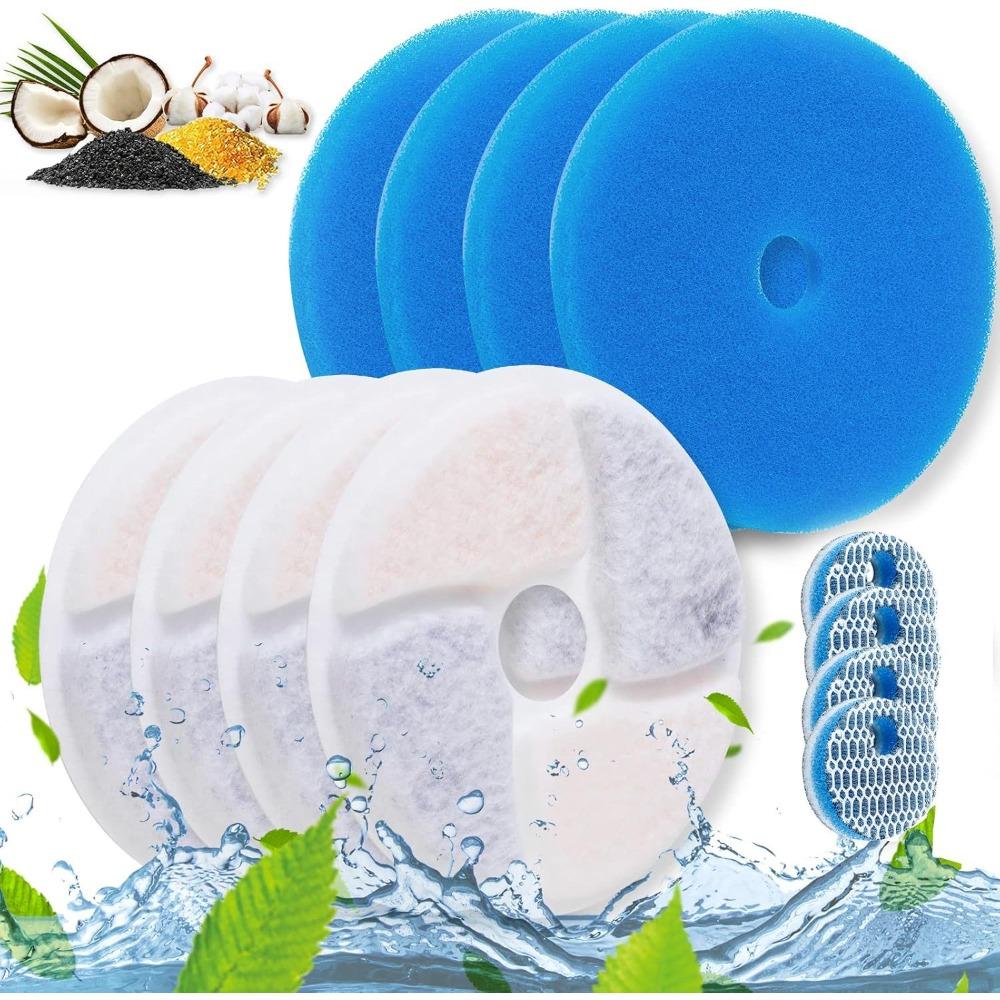 Stainless Steel Pet Water Dispenser Automatic Water Dispenser 4 filter cartridge sets