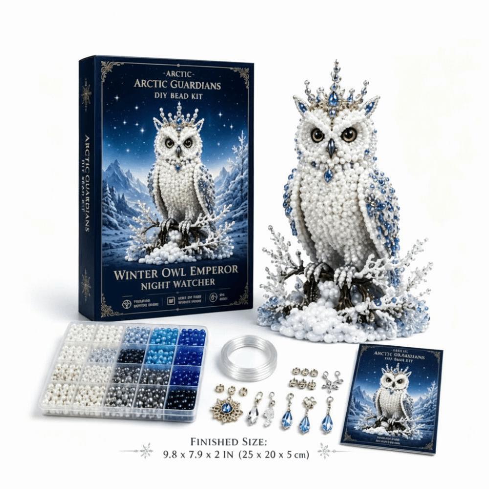 Creative Fun DIY Beading Craft Set 3D Design Bead Art Kit Creative Beaded Animal Kit For Adults Style-8