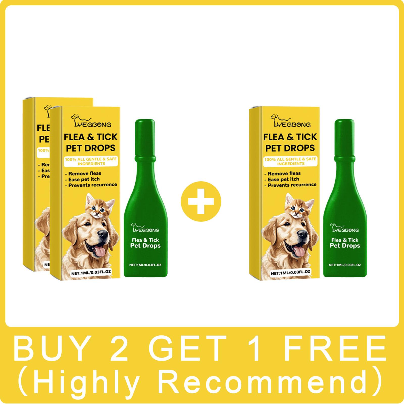 Yegbong Pet External Insect Repellent Droplet for Cat and Dog Cleaning External Fleas, Lices, Ticks, Skin Antipruritic Care