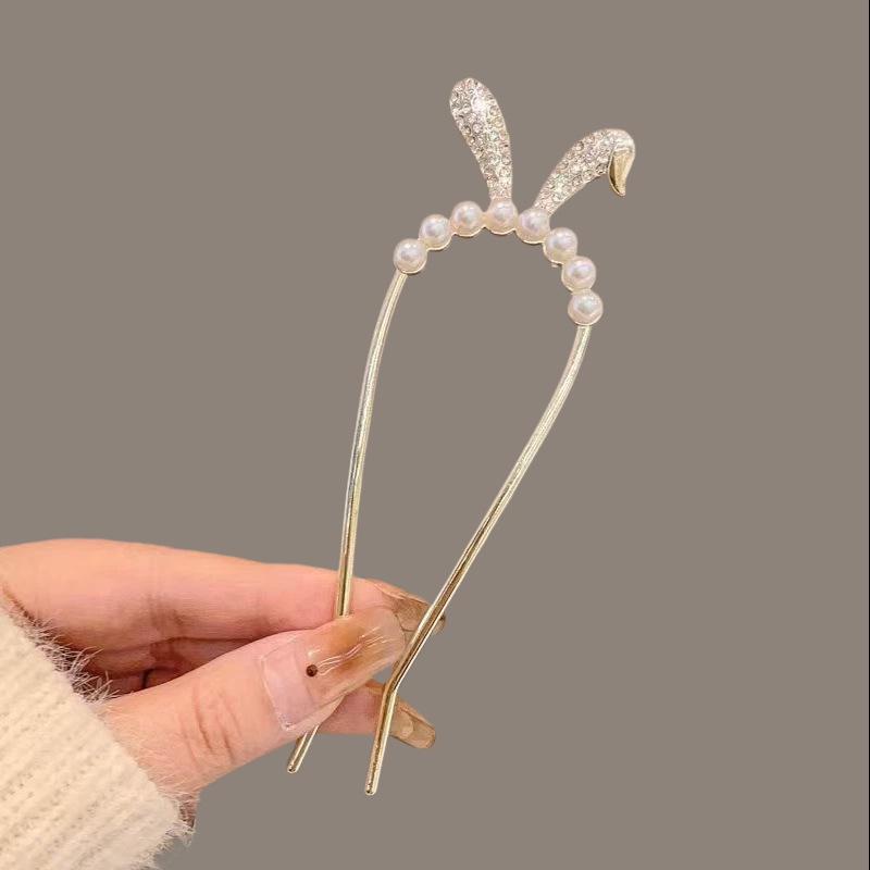 Elegant U-shaped Tassel Hairpin: Versatile Ancient Style Accessory for Updos