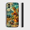 Sunflower Flower Sea Phone Case For IPhone 17 Air 16 15 14 13 Pro Max 11 12 Black Silicone Cover