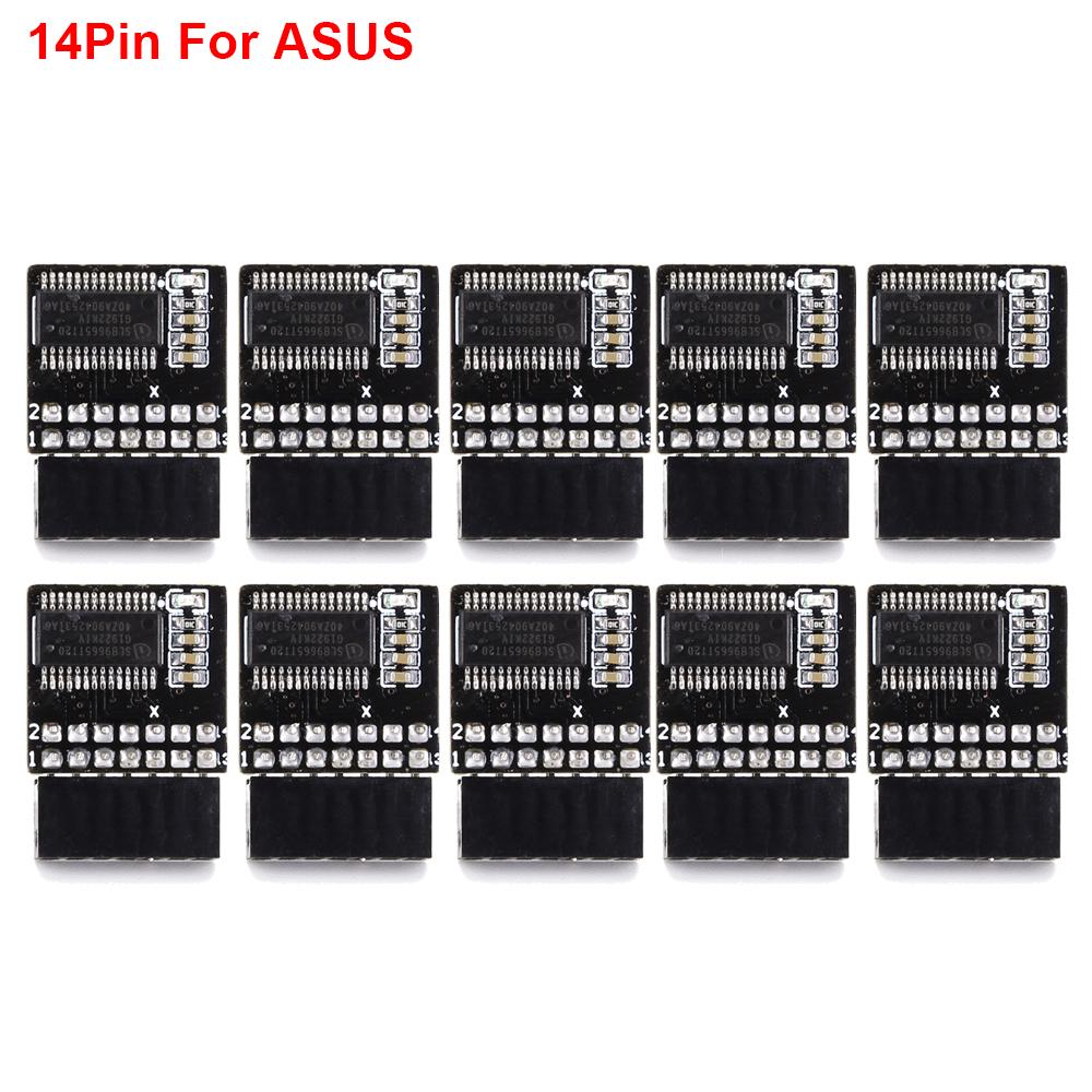 10-1PCS TPM 2.0 Encryption Security Module Board 4GB For ASUS ASRock MSI ASRock GIGABYTE LPC 14/18/20 Pin Motherboards Card