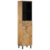 Vidaxl Bathroom Cabinet, 38X33X160 Cm, Solid Mango Wood
