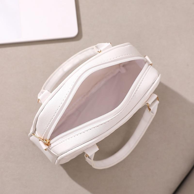 Fashion New Diamond Single Shoulder Women's Bag Solid Color Simple Temperament Small Bag Women's Bag Versatile Texture Shoulder Messenger Bag