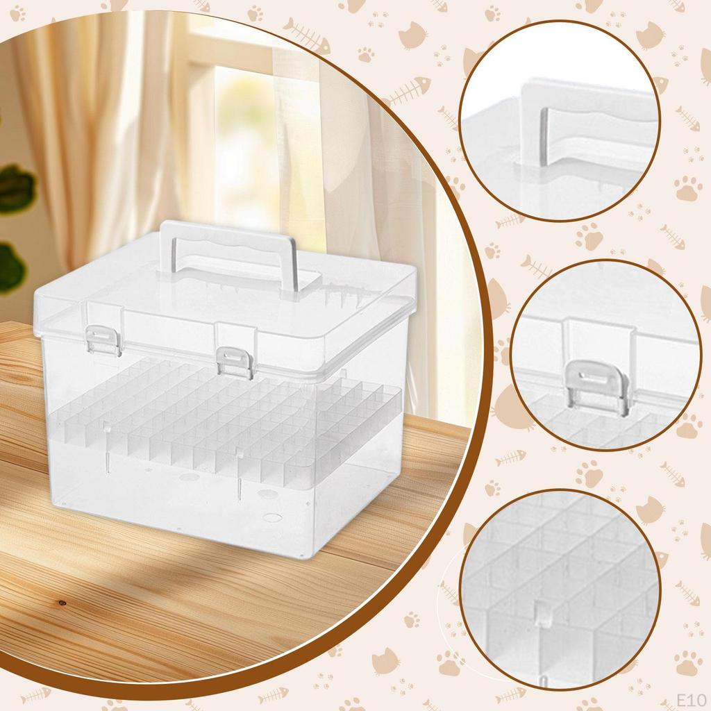 Marker Carrying Case Art Supplies Multifunctional with Handle Storage Container Box