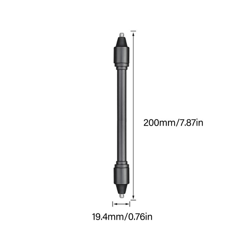 Universal 1/4 Inches Male To Male Flexible Screw Adapters Rod For DSLR Action Cameras Light Stands Phone Mounts