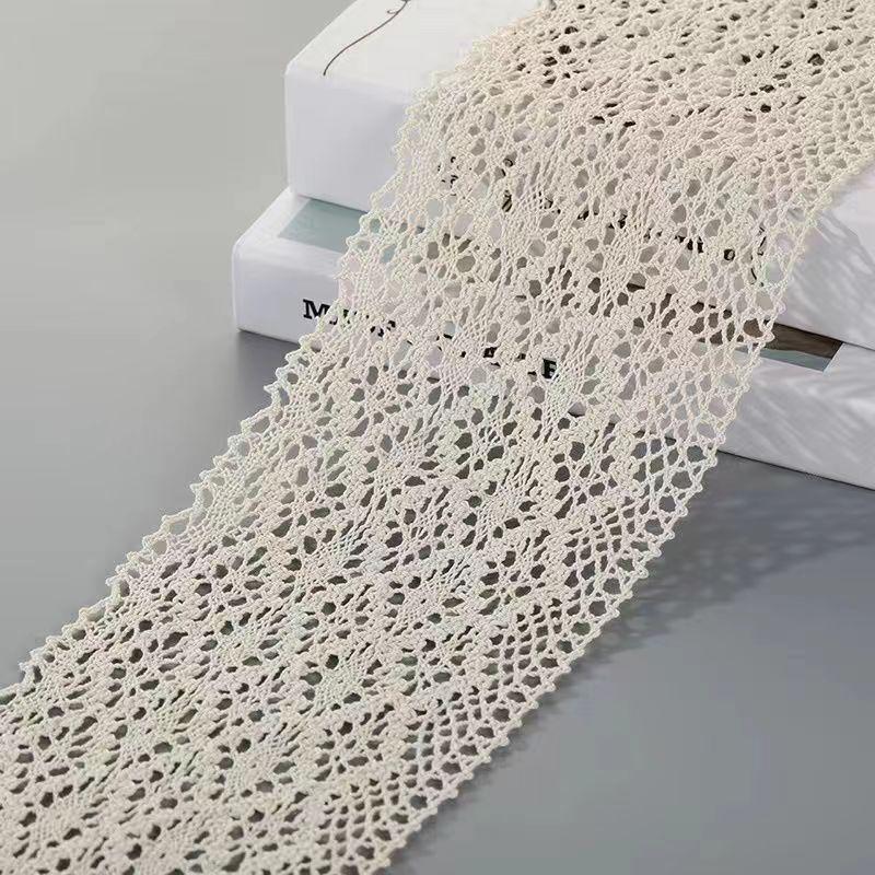 Non-Elastic Wide Lace Trim for Handmade DIY Projects
