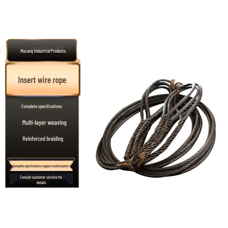 Double-Eye Spliced Steel Wire Rope Lifting Sling
