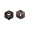 Textured Bead Cap Charms Dome Covers For Pearl And Gemscolor Jewelry Findings