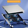 New Laptop Cooler Base Stand Foldable Laptop Cooling Pad Portable Adjustable Notebook Stand for 13-17.3 Inch with 4 Fans