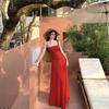 Christmas Red Suspender Dress Women's Tube Top Design Is Beautiful, Light Luxury High-end Dress