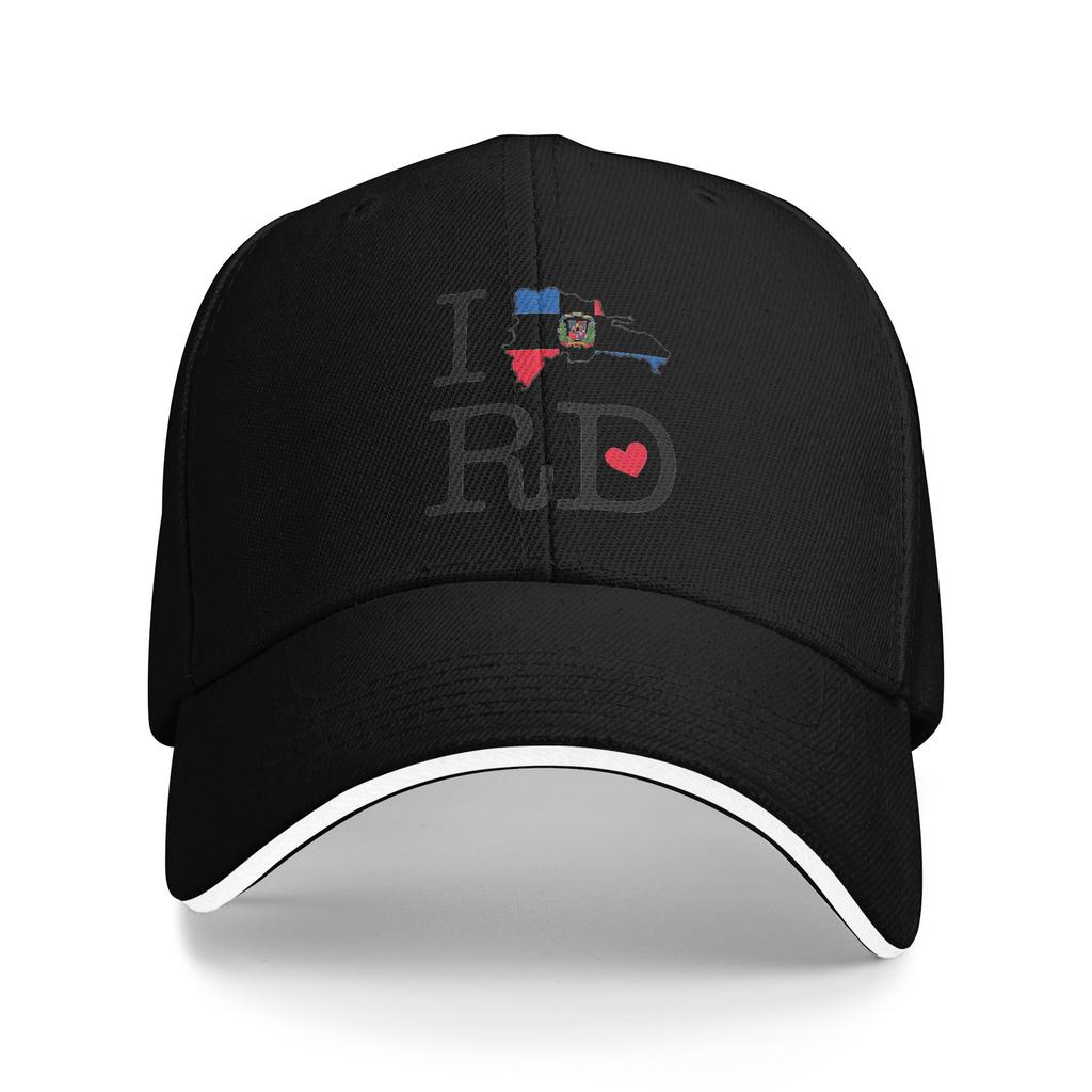 Summer Casual Baseball Cap Dominican Republic Flag Art Hunting Camping Trucker Hat For FeUnisex Unisex Wholesale Streetwear Caps