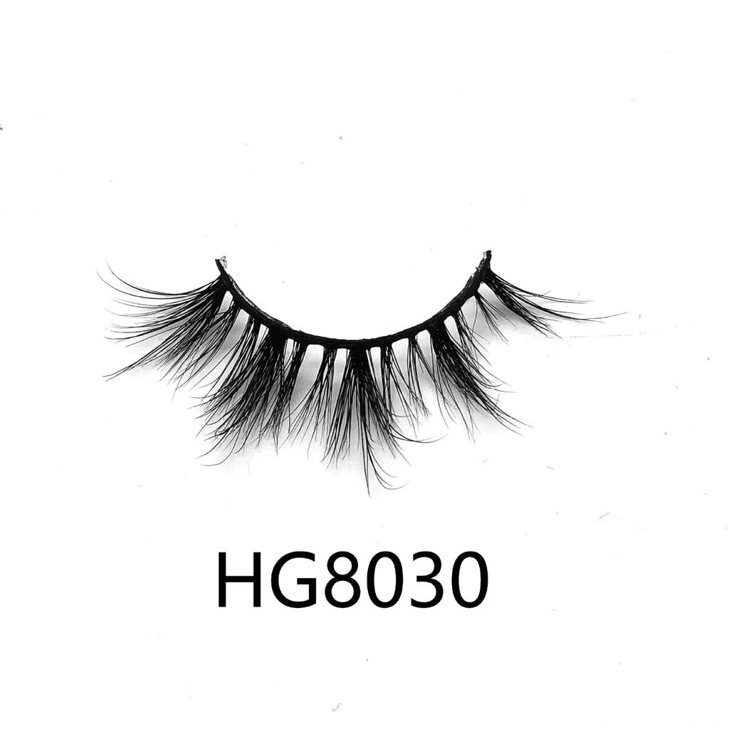 20mm Mink Hair False Eyelashes European And American Multi -Layer Thick Cross Curly Messy False Eyelashes