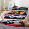 1PC Racing Cars Blanket, Throw For Sofa, Bed, Travel, Camping, Livingroom,