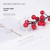 1Pair Invisible Nipple Clamps For Women Flower Teasing Sucker Stimulate Breast Nipple Sex Toys Adult Supplies