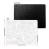 XVX White Terrain Glass Mousepad Hard Gaming Fine Etched Rubber Base x 4.0, Mousepad, Ultra-Smooth Surface, Non-Slip (410mm 310mm)